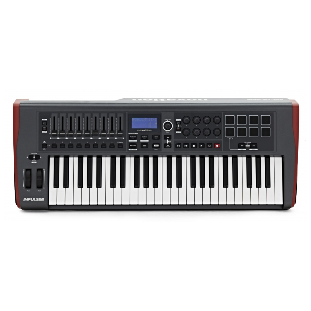 Billede af et novation midi-keyboard