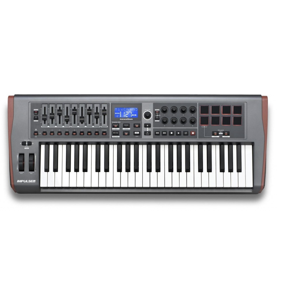 Billede af et novation midi-keyboard