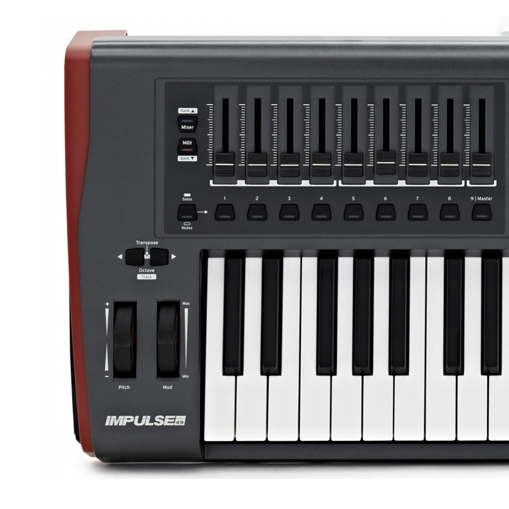 Billede af et novation midi-keyboard